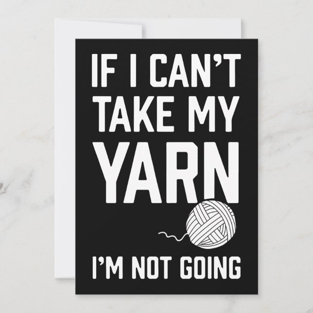 if I cant take my yarn crochet t-shirts (Front)