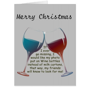 If I ever go missing, fun saying Oversized Card