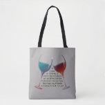 If I Ever Go Missing, Fun Wine Saying Tote Bag at Zazzle