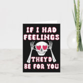 I Love You With Every Bone In My Body Funny Skeleton Valentine's Day Card