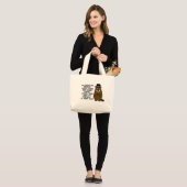 If I have to repeat today over and over again Large Tote Bag (Front (Model))