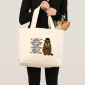 If I have to repeat today over and over again Large Tote Bag (Front (Product))