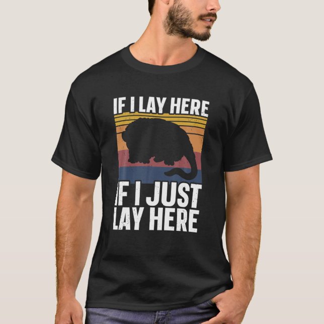 If I Lay Here If I Just Lay Here Opossum Lover Cut T-Shirt (Front)
