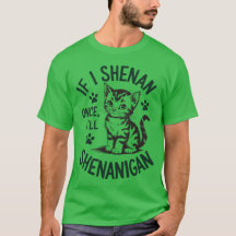 If I Shenan Once I'll Shenanigan  Funny Cat