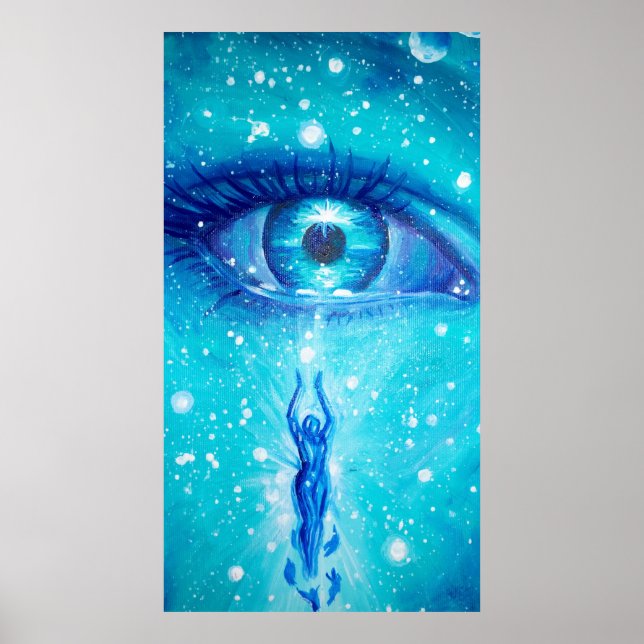 If I was a teardrop on your face painting Poster (Front)