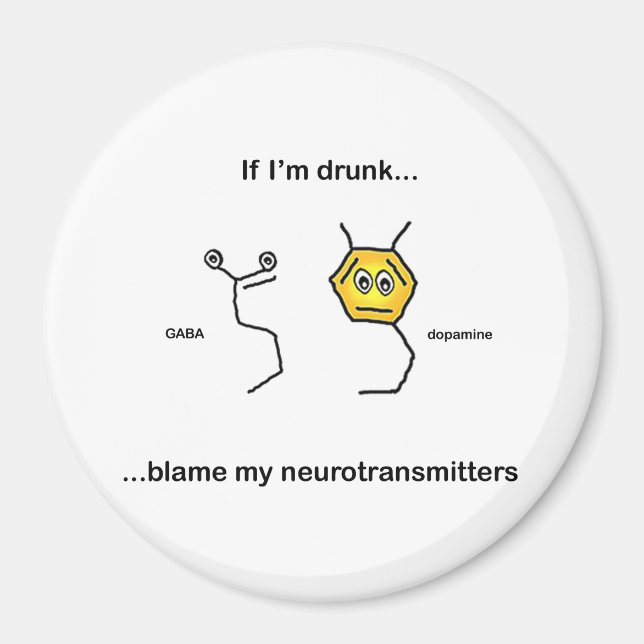If I'm drunk... Magnet (Front)