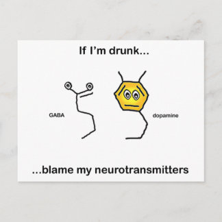 If I'm drunk... Postcard
