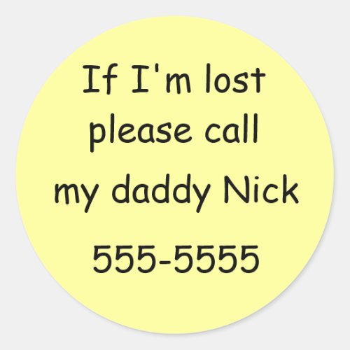 IF IM LOST stickers