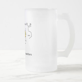 If I'm Nervous... Frosted Glass Beer Mug