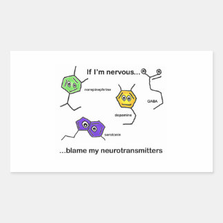 If I'm Nervous... Rectangular Sticker