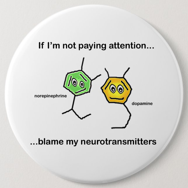 If I'm not paying attention... Pinback Button (Front)