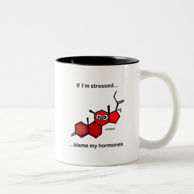 If I'm Stressed... Two-Tone Coffee Mug (Right)