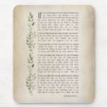IF, Inspired poem of Rudyard Kipling Mouse Pad<br><div class="desc">UK’s favorite poem IF is indeed an inspirational poem still nowadays,  speaking to most of us and encouraging us to become better persons. Specially recommend  to young men! 
Vintage background ambiance to stay focus on the meaning of the words</div>