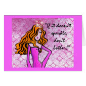 "If It Doesn't Sparkle, Don't Bother!" (Front Horizontal)