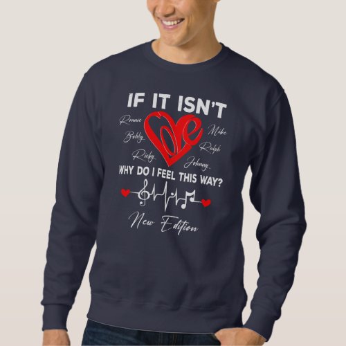 If It Isnt Love I Feel RBRM Funny Fathers Day Sweatshirt