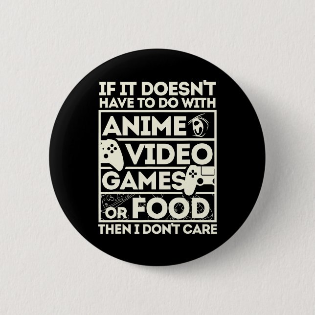 If It’s Not Anime  Button (Front)