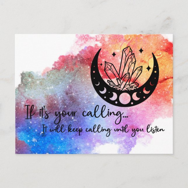 If it’s your calling… postcard (Front)