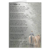 If It Should Be Pet Memorial Poem (Front)