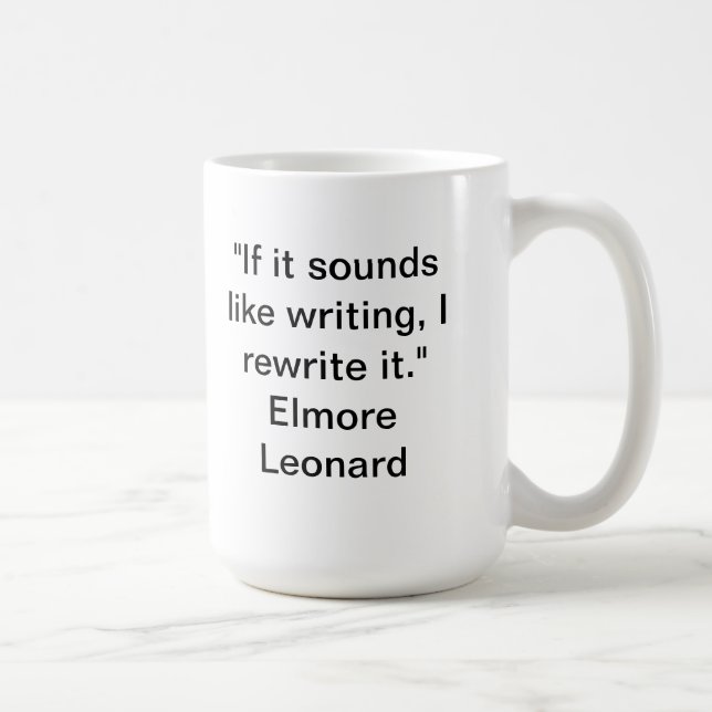 If it sounds like writing mug (Right)
