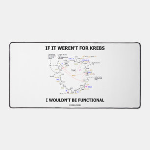 If It Weren't For Krebs I Wouldn't Be Functional Desk Mat
