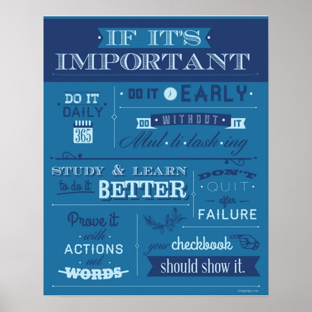 If It's Important - POSTER (Front)