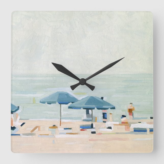 If It's the Beaches Square Wall Clock (Front)