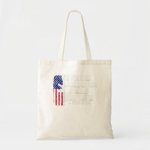 If Ive Ever Offended You Im Sorry American Flag  Tote Bag