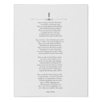 'If' Kipling Poem