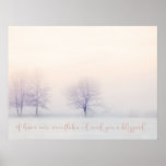 If kisses were snowflakes - Winter Landscape Poster<br><div class="desc">NewparkLane - Romantic Winter Poster featuring a wonderful winter landscape photograph, with trees in the snow, in beautiful pastel colors, with romantic a quote; 'if kisses were snowflakes i'd send you a blizzard'. Perfect as romantic Christmas or Valentine's Day gift, or for any other romantic winter occasion! Check out this...</div>