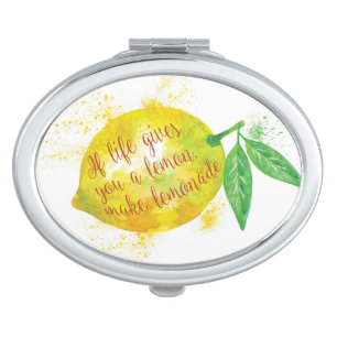 If Life Gives You A Lemon, Make Lemonade Mirror For Makeup