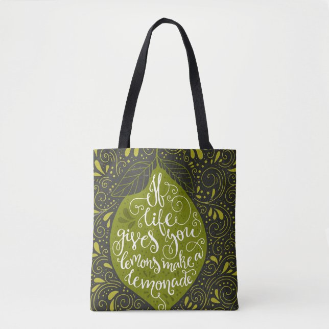 If Life Gives You Lemons Make A Lemonade Tote Bag (Front)