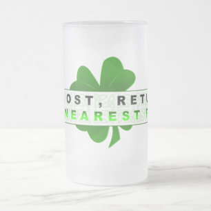 If Lost Frosted Glass Mug