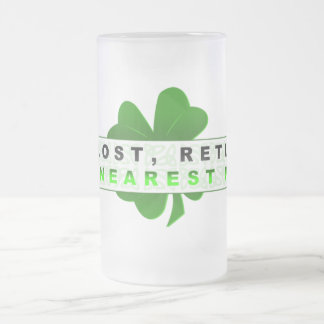 If Lost Frosted Glass Mug