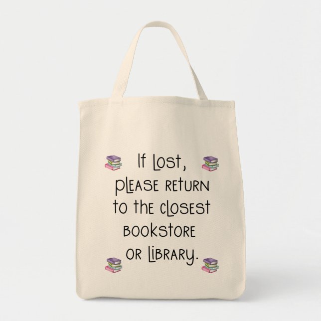 If Lost Please Return Tote Bag (Front)