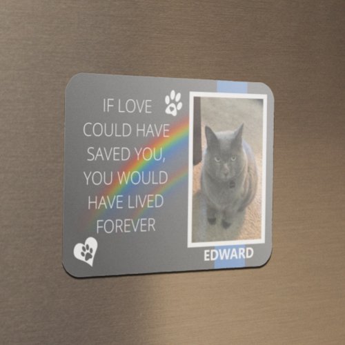 If Love could have Saved You Pet Memorial Magnet