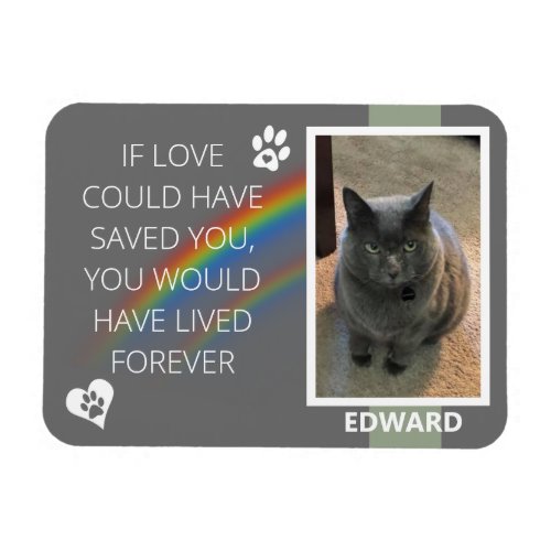 If Love could have Saved You Pet Memorial Magnet