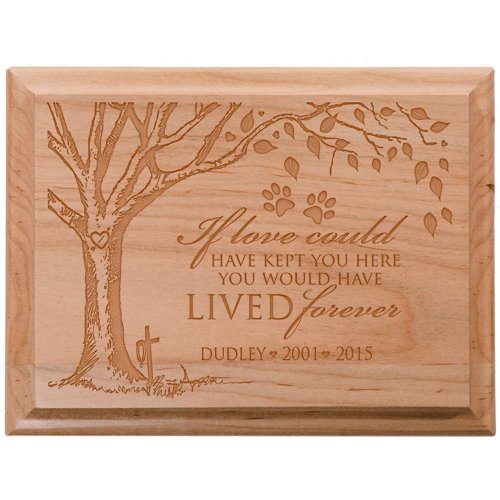 If Love Could Save You Maple Hardwood Wall Plaque