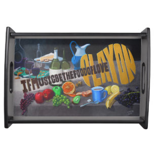 If Music Be the Food of Love Serving Tray