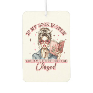 If My Book Is Open... Air Freshener