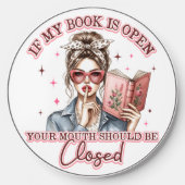 If My Book Is Open... Wireless Charger (Front)