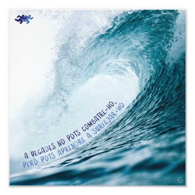 If Not Pots combatre-ho, Pots Surfejar-ho Photo Print (Front)