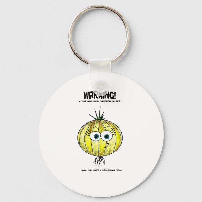 If Onions were Women Keychain (Front)
