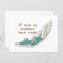 If only my sneakers have wings