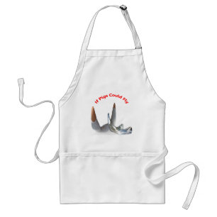 If Pigs Could Fly Adult Apron