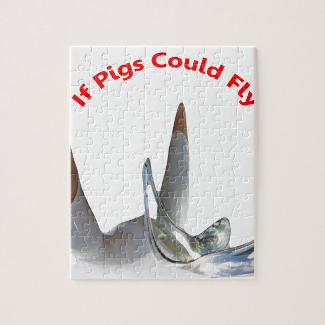 If Pigs Could Fly Jigsaw Puzzle (Vertical)