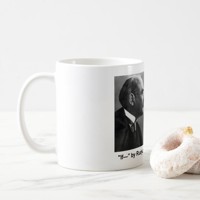 Inspirational 'If' Poem Ceramic Mug - Rudyard Kipling Quote, 11 Oz Novelty Coffee Cup