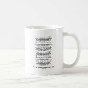 If Poem By Rudyard Kipling (Inspirational Poem) Coffee Mug