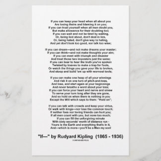If- Poem by Rudyard Kipling (No Kipling Picture)