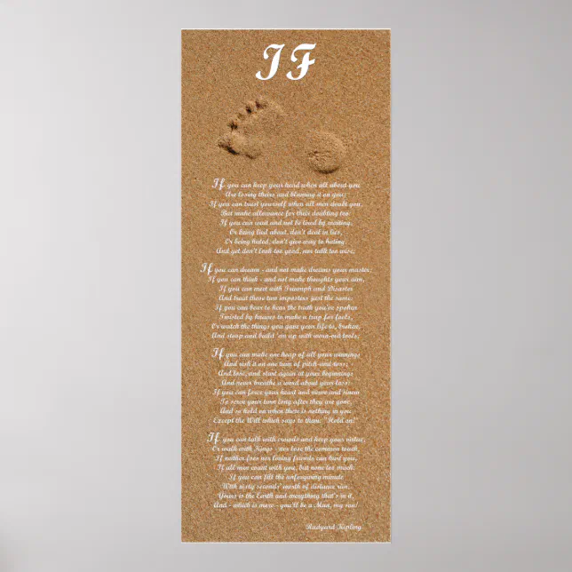 if-rudyard-kipling-poem-print-zazzle for If By Rudyard Kipling Free Printable If - Rudyard Kipling Poem Print | Zazzle for If By Rudyard Kipling Free Printable