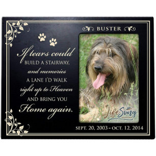 If Tears Could Build Pets Black Picture Frame